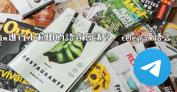 如何用Telegram進行小範圍的語音會議？、telegram语言