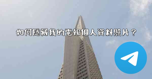 如何隱藏我的電報個人資料照片？