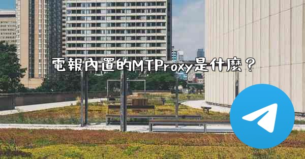 <b>電報內置的MTProxy是什麼？</b>