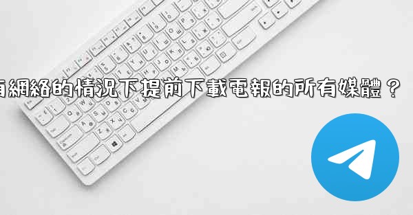 如何在沒有網絡的情況下提前下載電報的所有媒體？