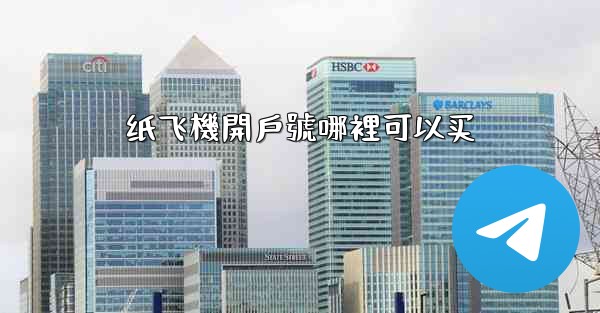纸飞機開戶號哪裡可以买
