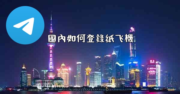 國內如何登錄纸飞機