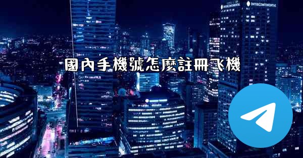 國內手機號怎麼註冊飞機