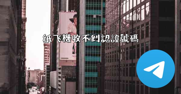 纸飞機收不到認證號碼