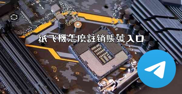 纸飞機怎麼註销賬號入口