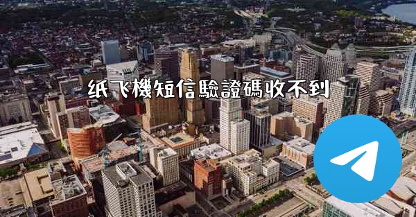 纸飞機短信驗證碼收不到