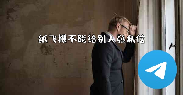 纸飞機不能给别人發私信
