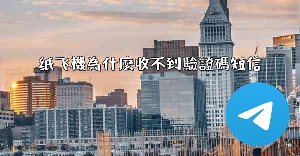 纸飞機為什麼收不到驗證碼短信