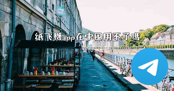 纸飞機app在中國用不了嗎