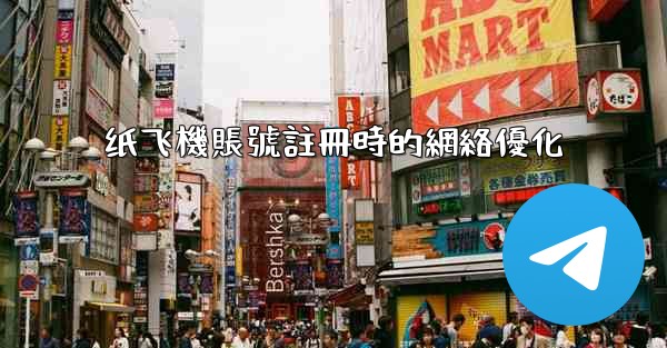 纸飞機賬號註冊時的網絡優化
