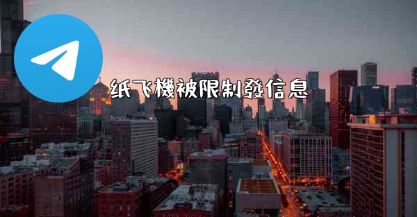 纸飞機被限制發信息