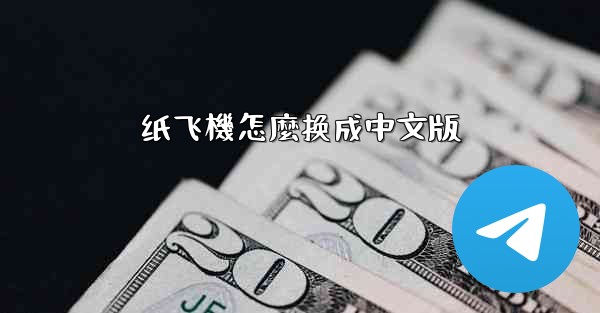 纸飞機怎麼换成中文版