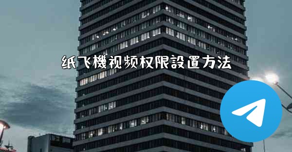纸飞機视频权限設置方法