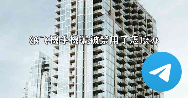 纸飞機手機號被禁用了怎麼办