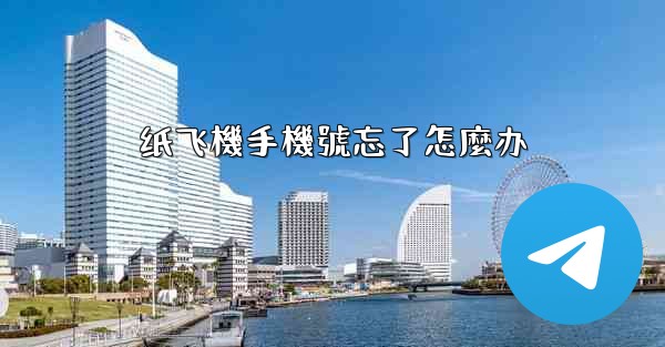 纸飞機手機號忘了怎麼办