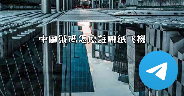 中國號碼怎麼註冊纸飞機