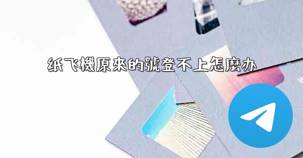 纸飞機原來的號登不上怎麼办