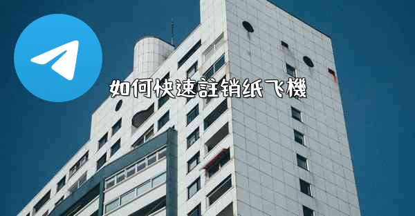 <b>如何快速註销纸飞機</b>