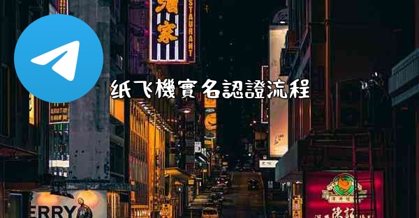 纸飞機實名認證流程