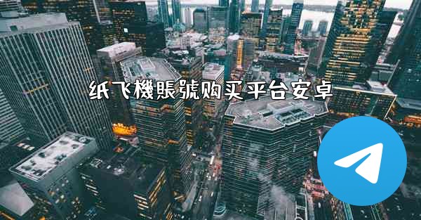 纸飞機賬號购买平台安卓