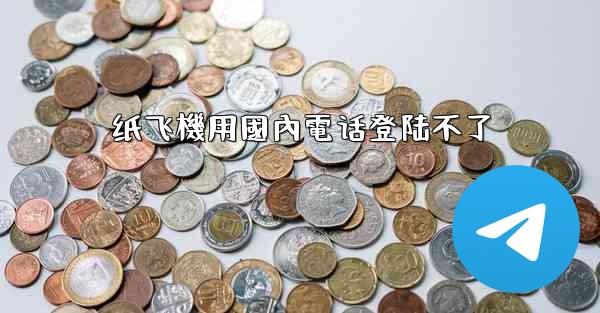纸飞機用國內電话登陆不了