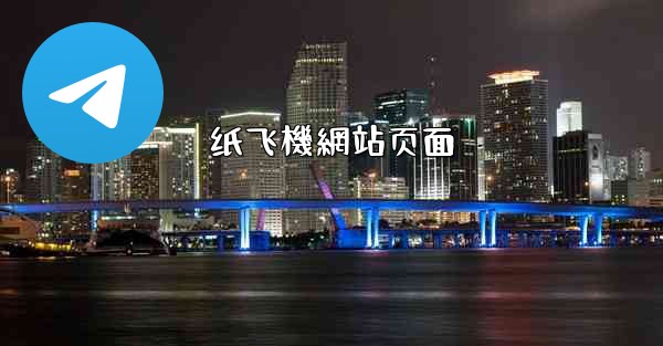 纸飞機網站页面