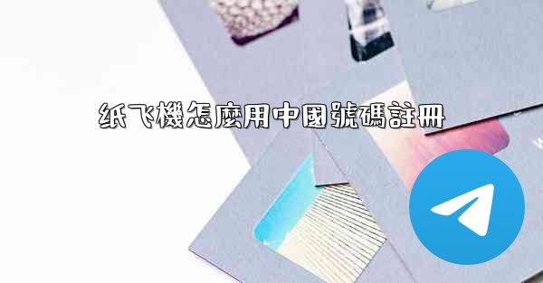 纸飞機怎麼用中國號碼註冊