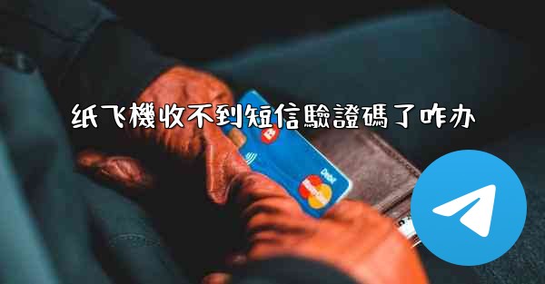 纸飞機收不到短信驗證碼了咋办