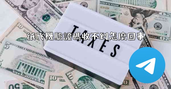 纸飞機驗證碼收不到怎麼回事