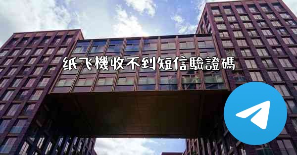 纸飞機收不到短信驗證碼