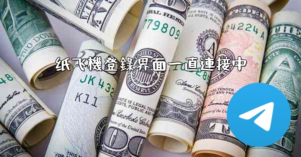 纸飞機登錄界面一直連接中