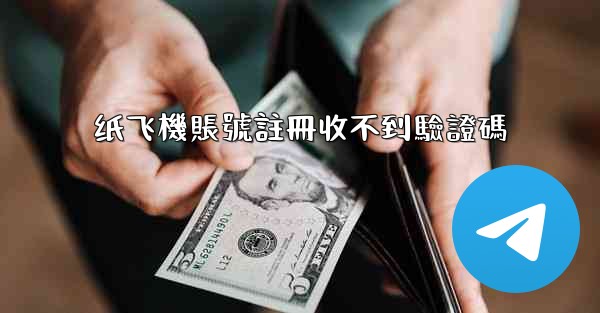 纸飞機賬號註冊收不到驗證碼