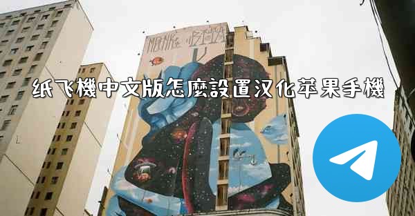 纸飞機中文版怎麼設置汉化苹果手機