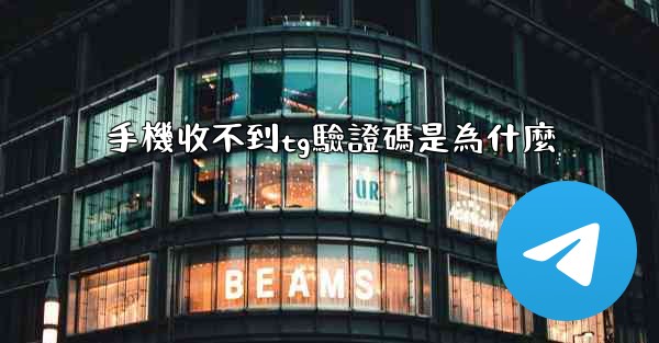 手機收不到tg驗證碼是為什麼
