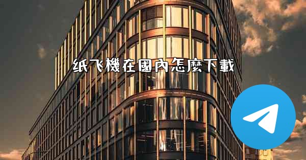 纸飞機在國內怎麼下載