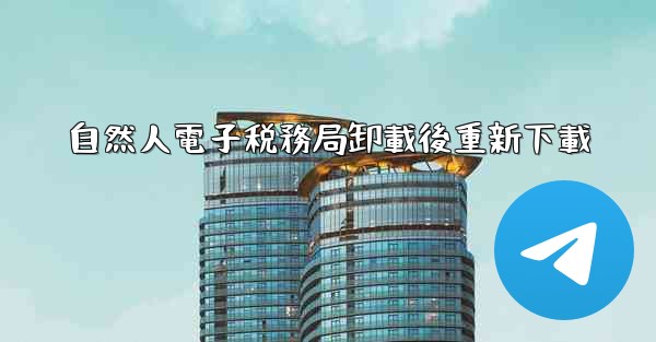 自然人電子税務局卸載後重新下載