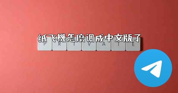 纸飞機怎麼调成中文版了