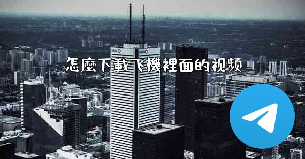 怎麼下載飞機裡面的视频