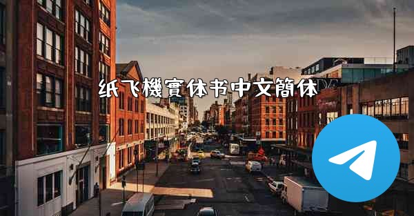 <b>纸飞機實体书中文簡体</b>