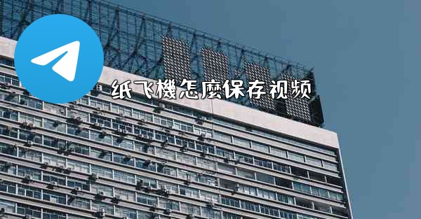 纸飞機怎麼保存视频