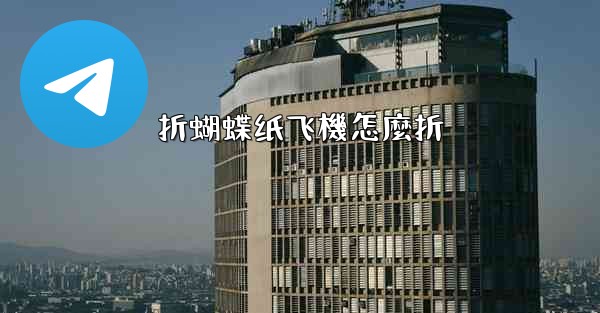 折蝴蝶纸飞機怎麼折