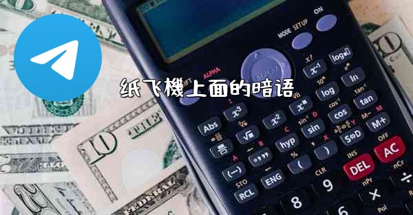 纸飞機上面的暗语