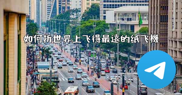如何折世界上飞得最遠的纸飞機