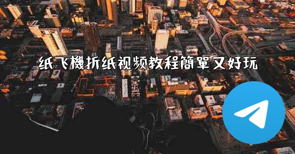 纸飞機折纸视频教程簡單又好玩