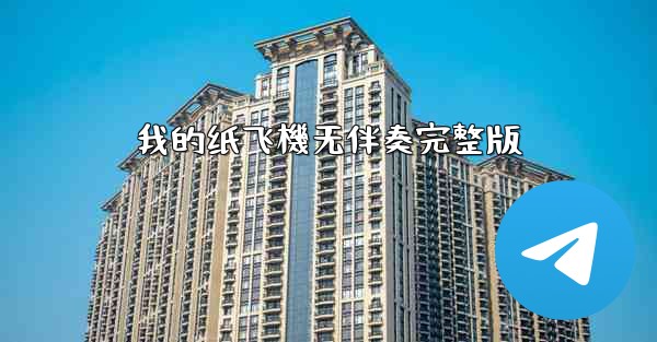 我的纸飞機无伴奏完整版