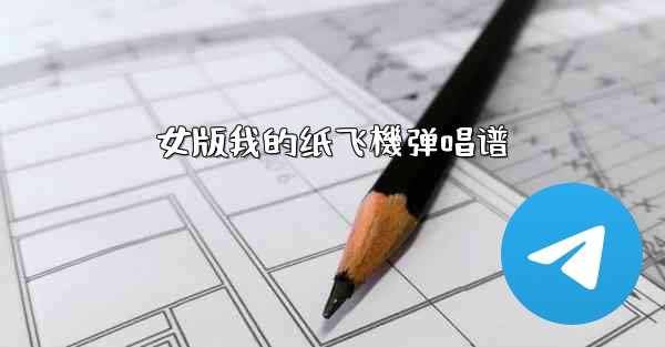 女版我的纸飞機弹唱谱