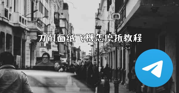 刀削面纸飞機怎麼折教程