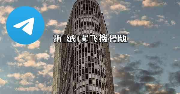 折叠纸鸭翼飞機慢版