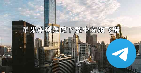 苹果手機怎麼下載中文版飞機