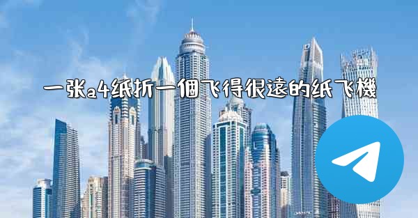 <b>一张a4纸折一個飞得很遠的纸飞機</b>